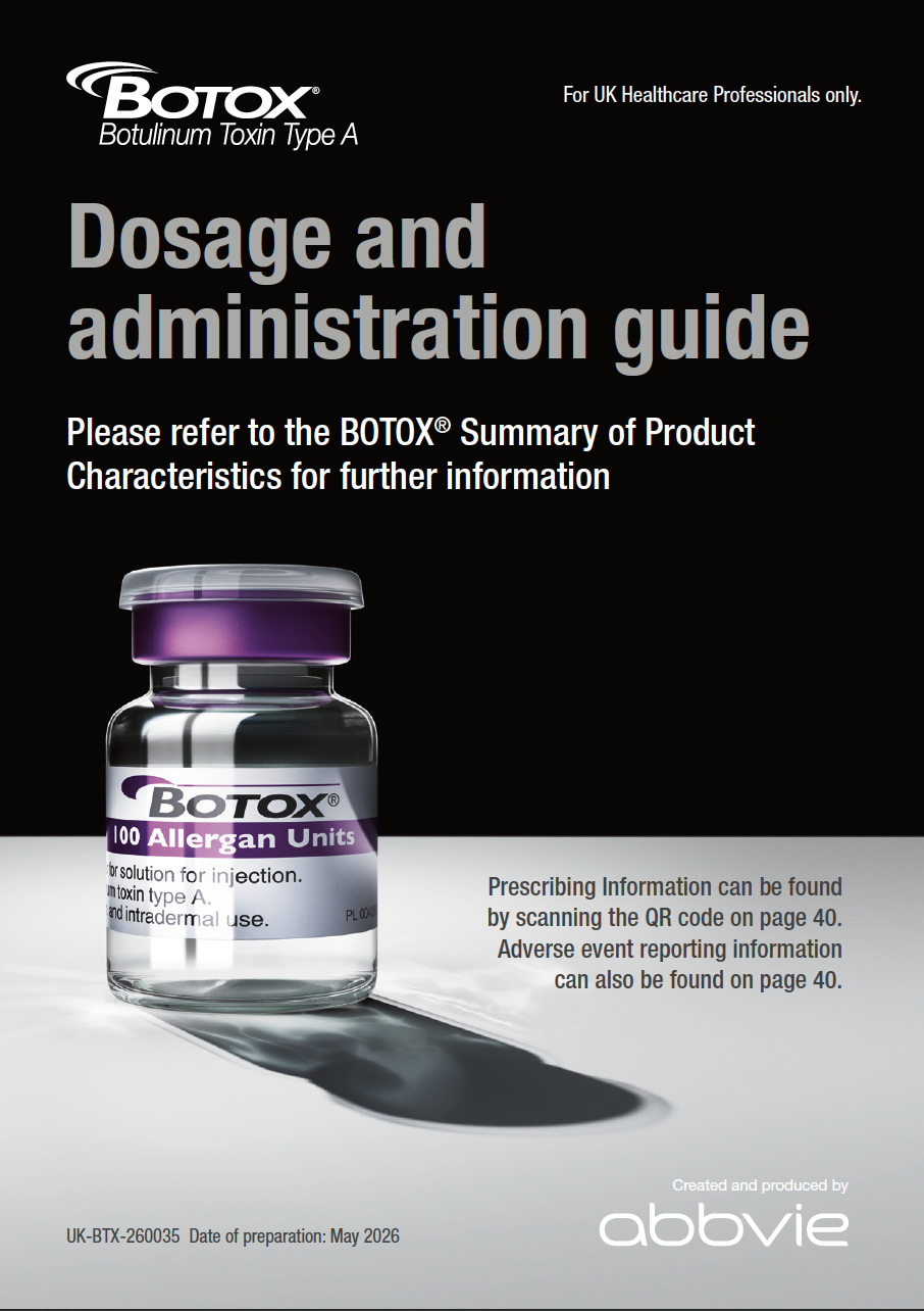Thumbnail for a dosage and administration guide for BOTOX for UK healthcare professionals